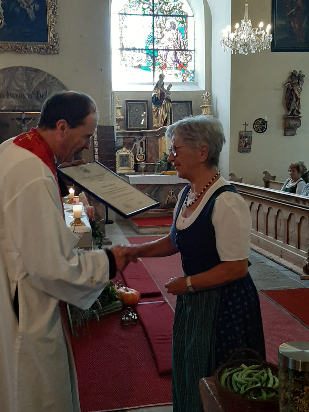 Ehrung für Maria Danner und Poldi Leichtfried / Pfarre Palfau