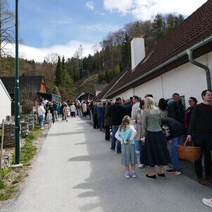 Segnung der Osterspeisen am Karsamstag in Hinterberg